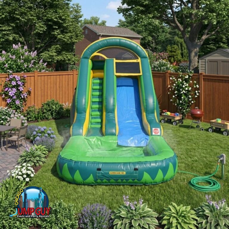 13Ft Palm Tree Water Slide Compact rental for Deerfield IL events in ZIP code 60015