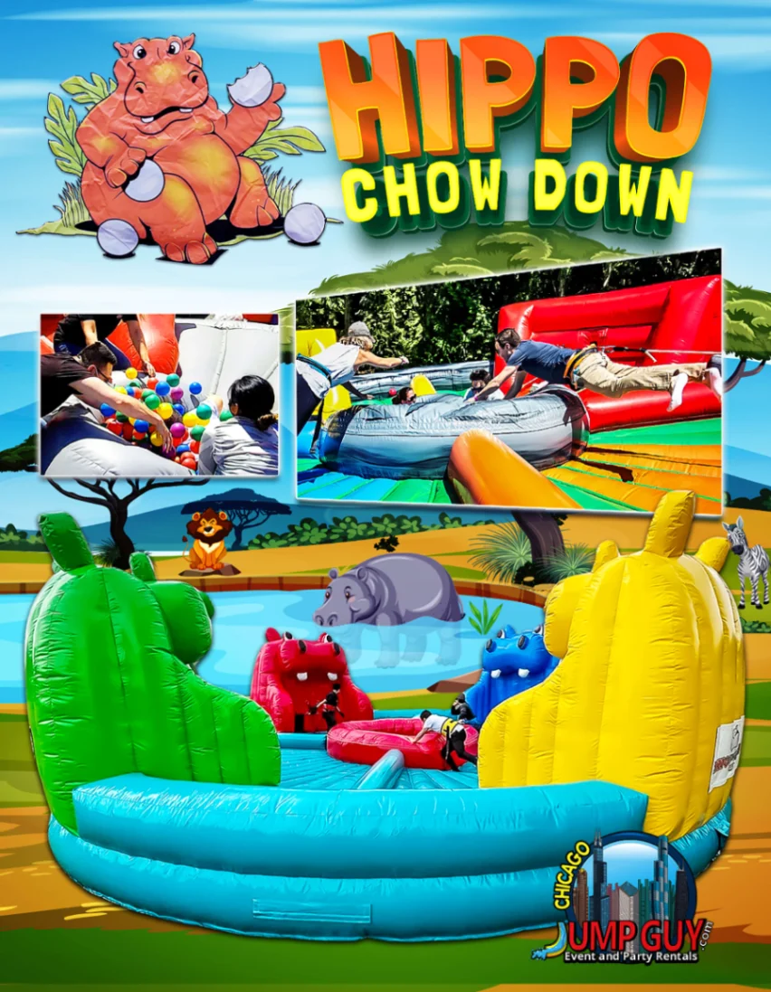 Hippo Chow Down Game rental for Deerfield IL events in ZIP code 60015