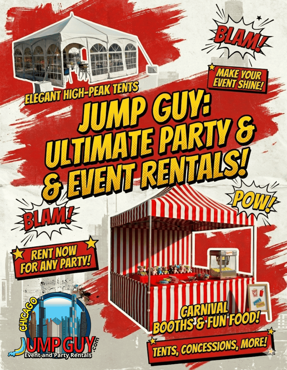 Tent rental for Deerfield IL events in ZIP code 60015