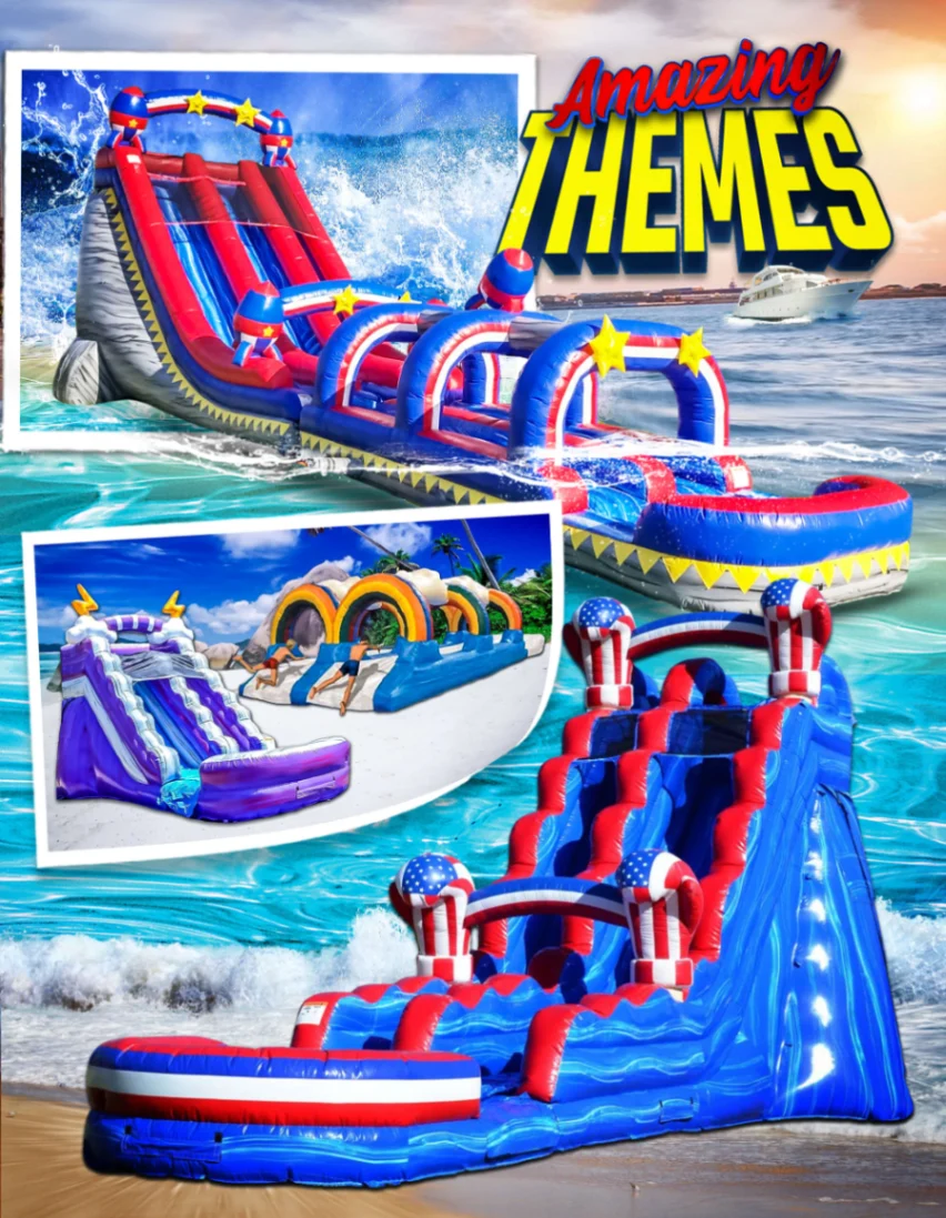 Water Slides rental for Deerfield IL events in ZIP code 60015