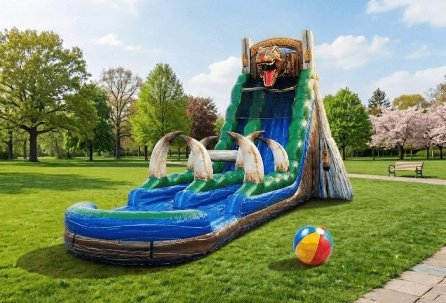 Dual Lane Racing Water Slide District For Events In Zip Code rental for Deerfield IL events in ZIP code 60015