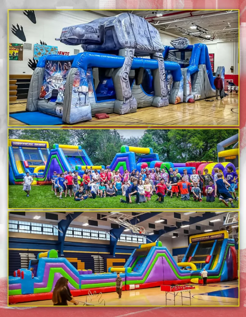 Inflatable Obstacle Course rental for Deerfield IL events in ZIP code 60015