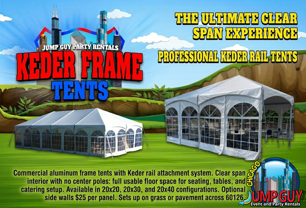 Keder Frame Tent Grid rental for Deerfield IL events in ZIP code 60015