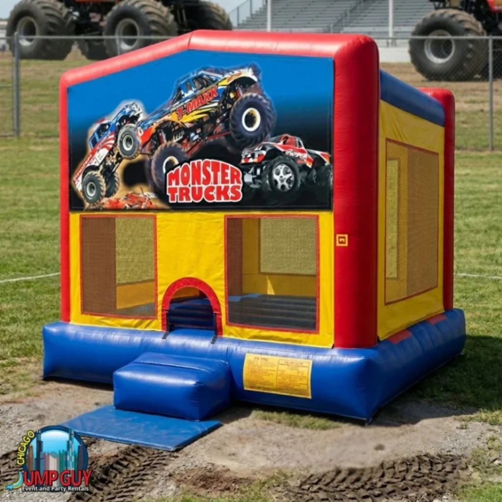 Monster Truck Bounce House rental for Deerfield IL events in ZIP code 60015