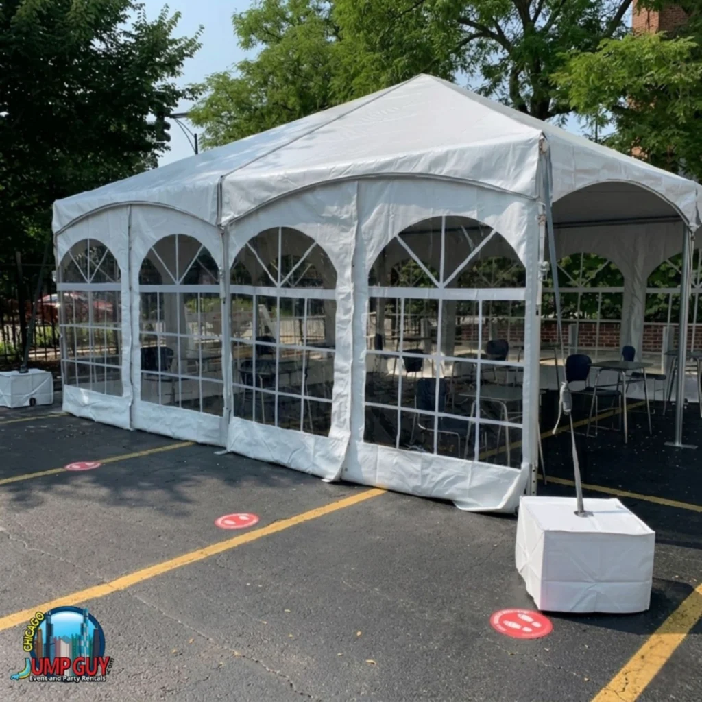 Tent Side Walls Keder High Peak rental for Deerfield IL events in ZIP code 60015