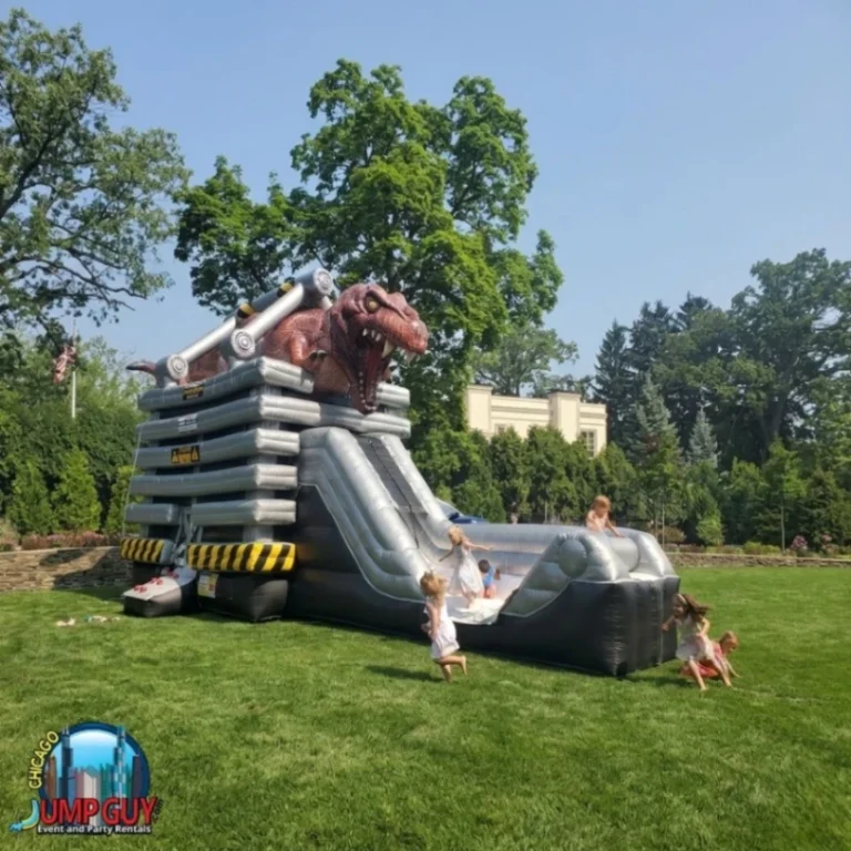 Trex Dinosaur Bounce Slide Dry rental for Deerfield IL events in ZIP code 60015